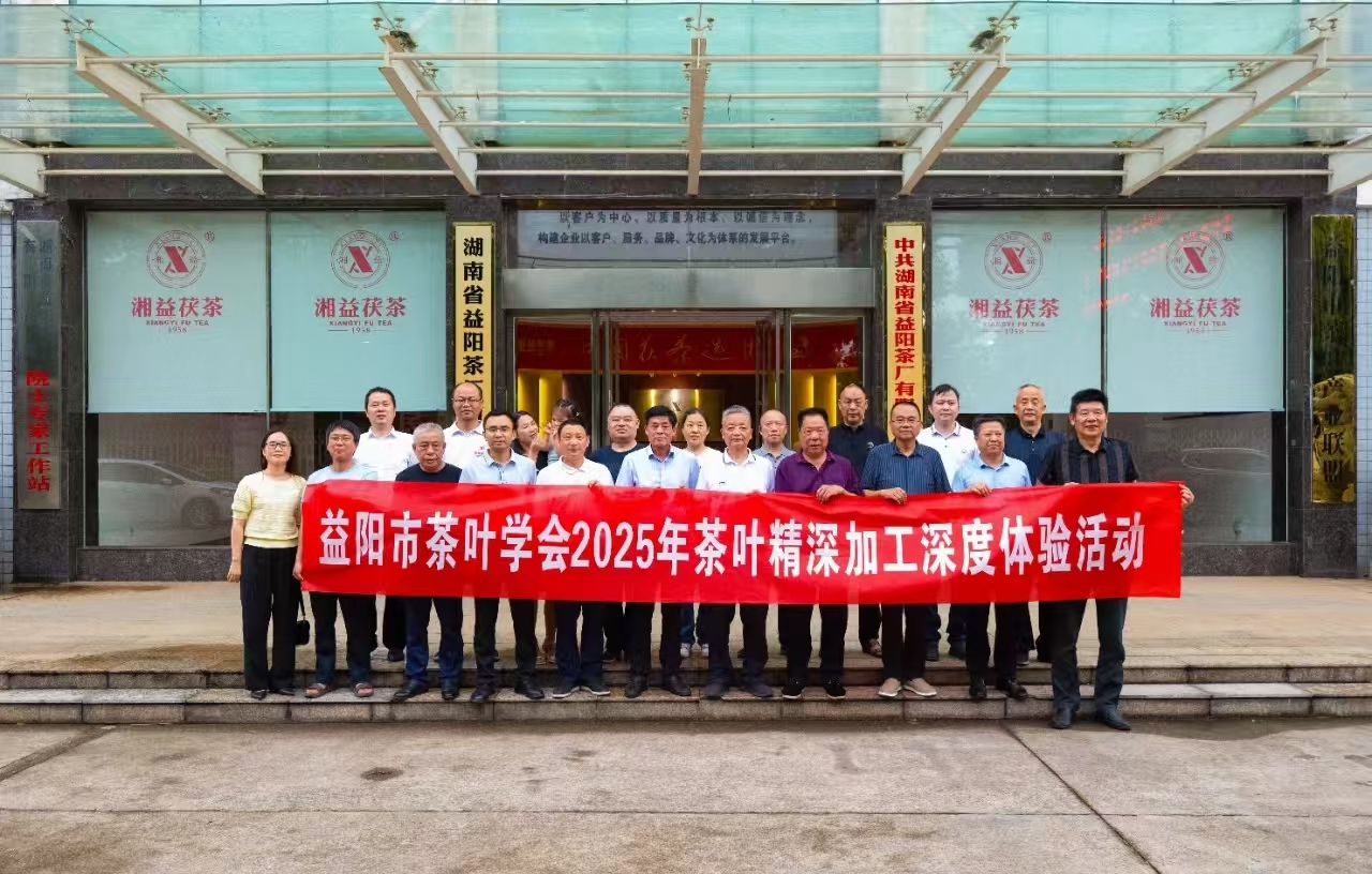 521國際茶日丨“非遺傳承?手筑茯香”茯磚制作體驗活動在益陽茶廠有限公司舉辦